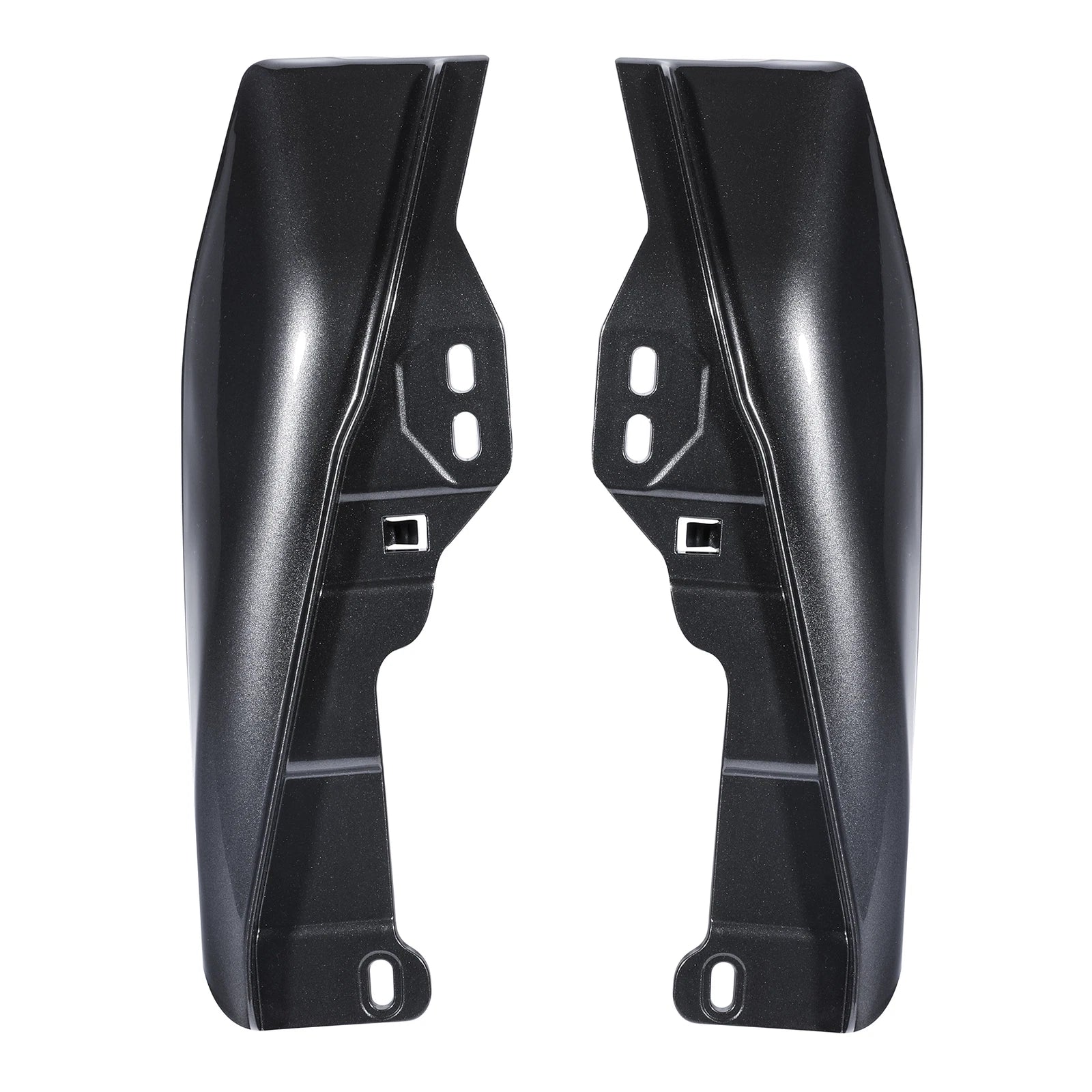 Mid-Frame Air Deflectors for Harley Touring (2009–2024) Black Geometric