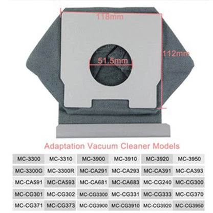 2X Vacuum Dust Bags for MC-CG321/291/3300R