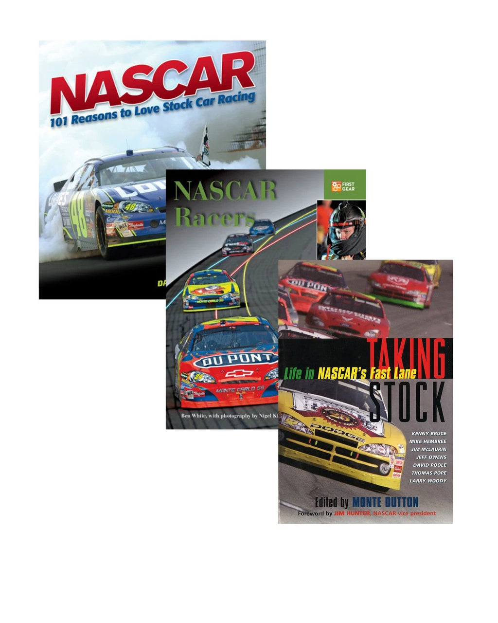 Set of 3 Nascar Books