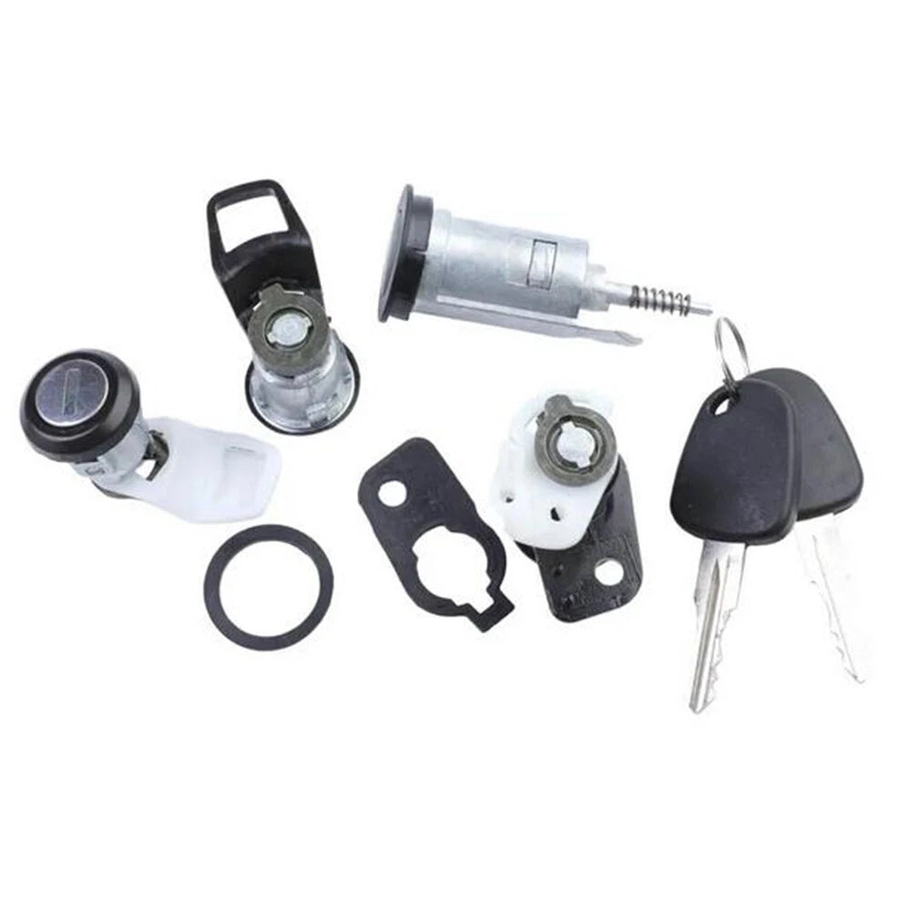 Ignition Switch & Lock Barrel Cylinder Set + 2 Keys 96223338 for Daewoo