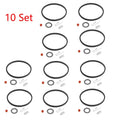 Set of 10 Carburetor Needle Seat Repair Kits for Tecumseh 631021 631021A 621021B