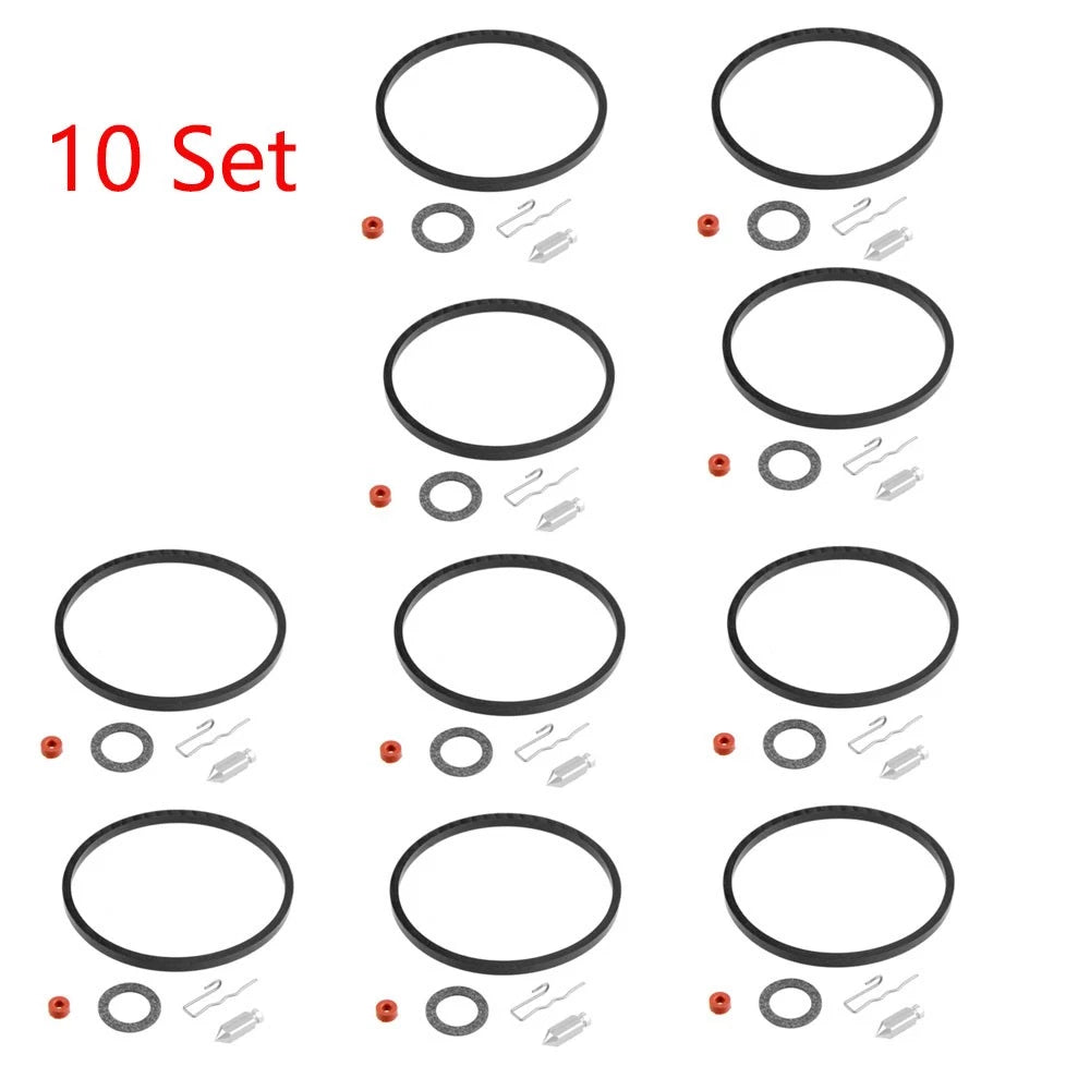 Set of 10 Carburetor Needle Seat Repair Kits for Tecumseh 631021 631021A 621021B