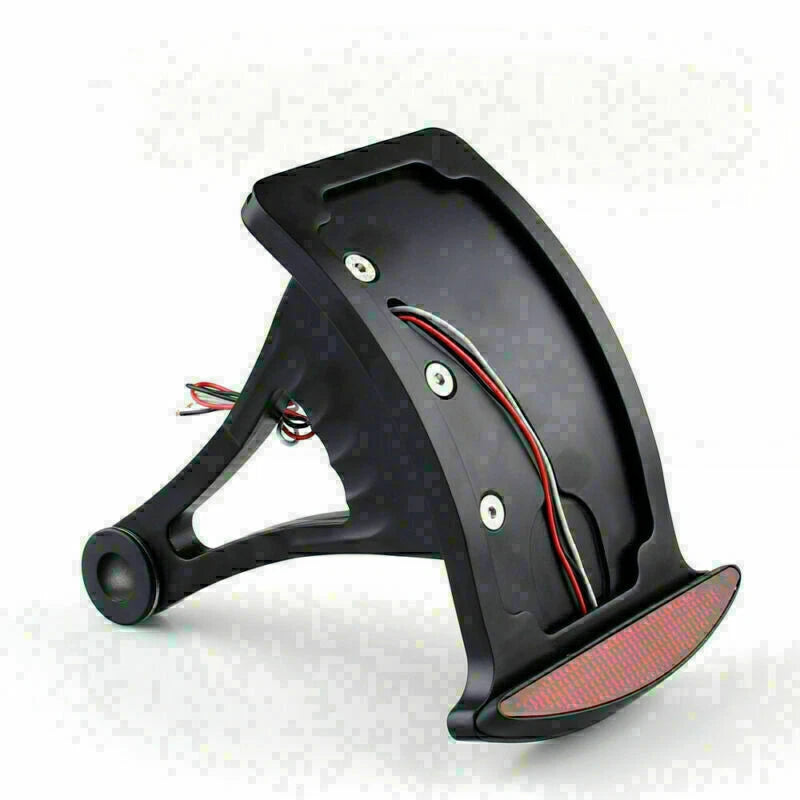 Side Axle Mount License Plate Bracket for Hyundai BLK T9 (Fits LED)