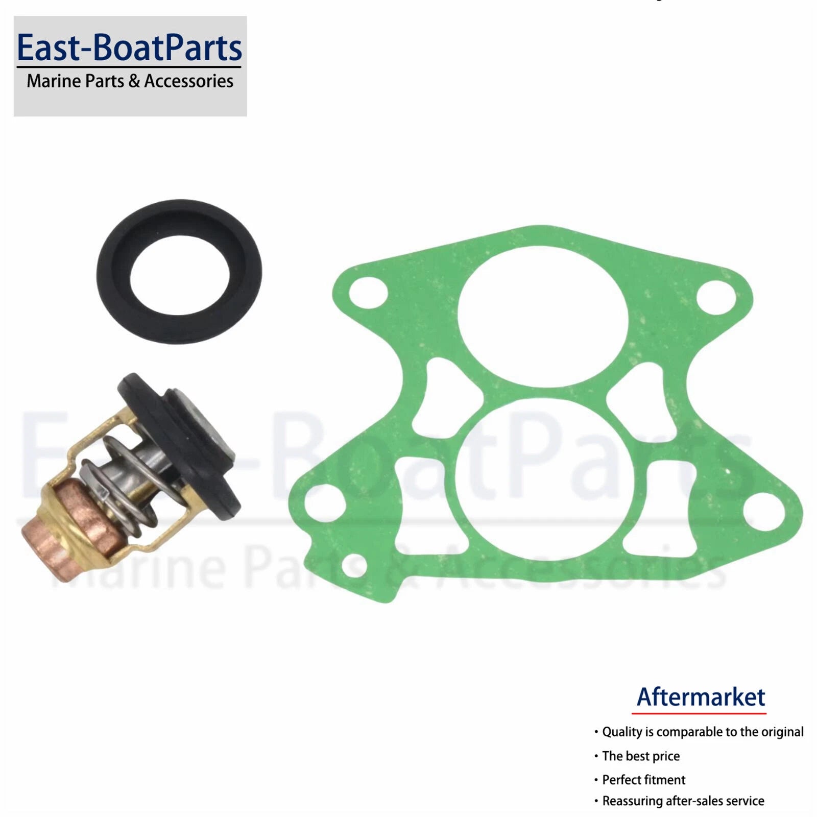 Thermostat 688-12411-10 with Gasket 688-12414 for Yamaha 25-90 HP (50°C 122°F)