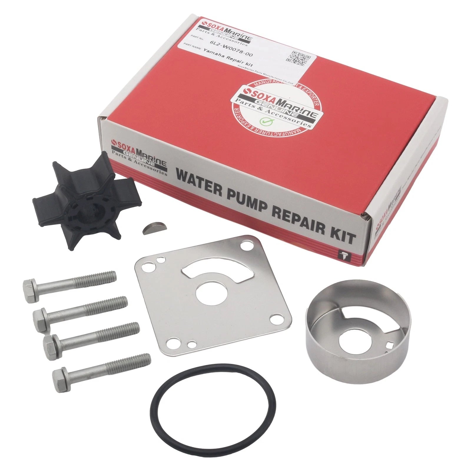 Water Pump Repair Kit for Yamaha 20/25 HP Two Cylinder (6L2-W0078-00-00)