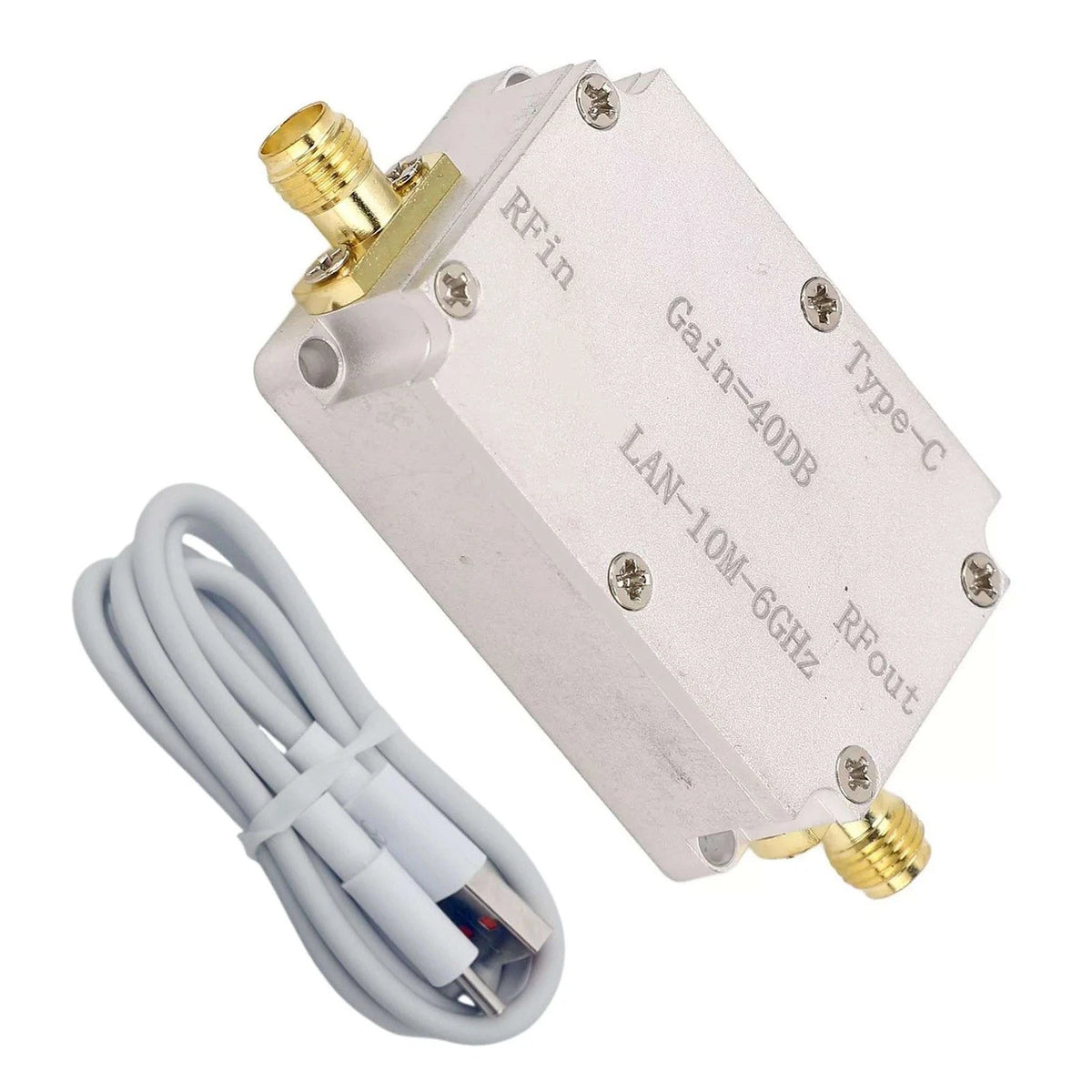 Amplifier for FM (10M to 6GHz) - 40DB Gain RF Power Preamplifier
