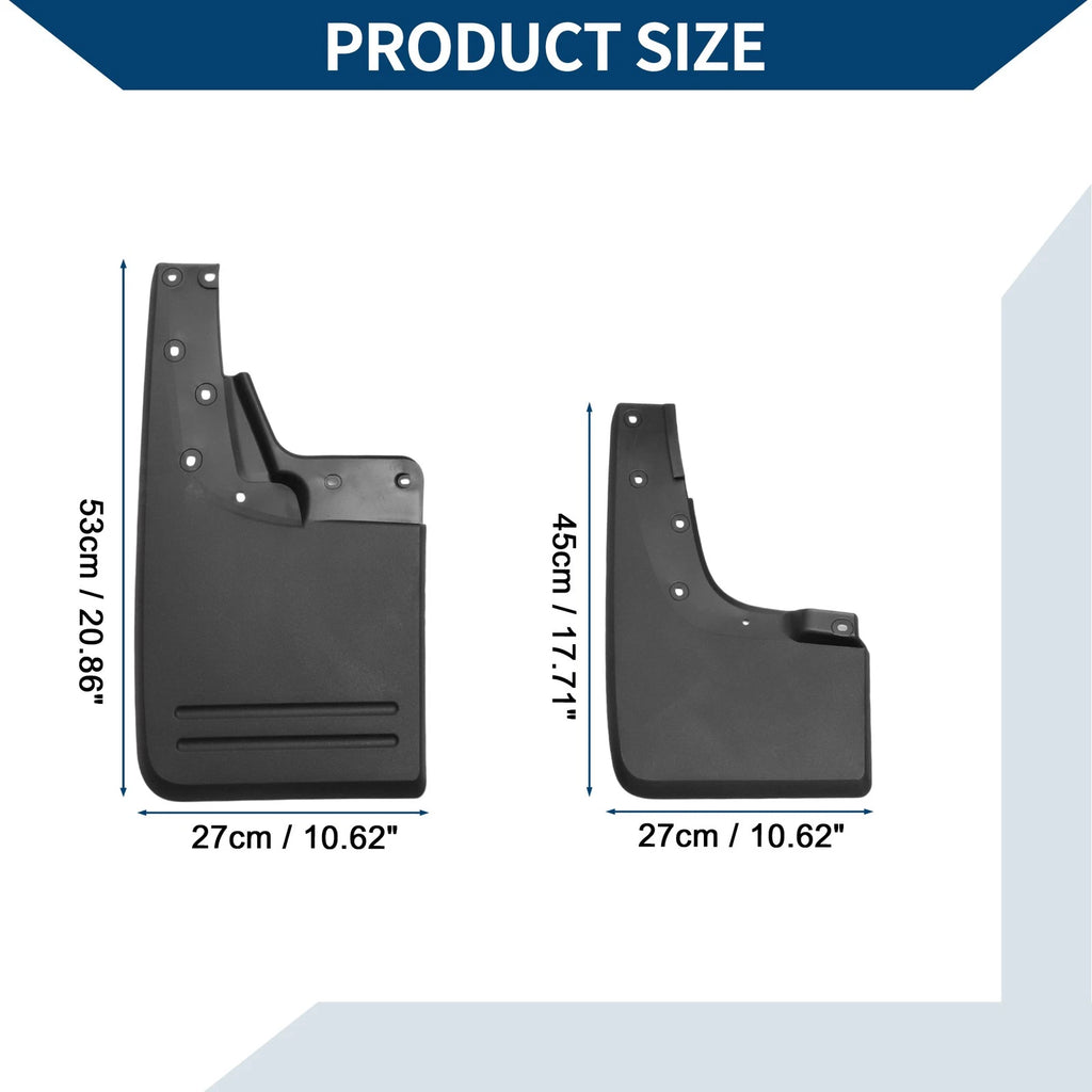 Mud Flaps Splash Guards 1 Set for Volkswagen Amarok (2023–2024)