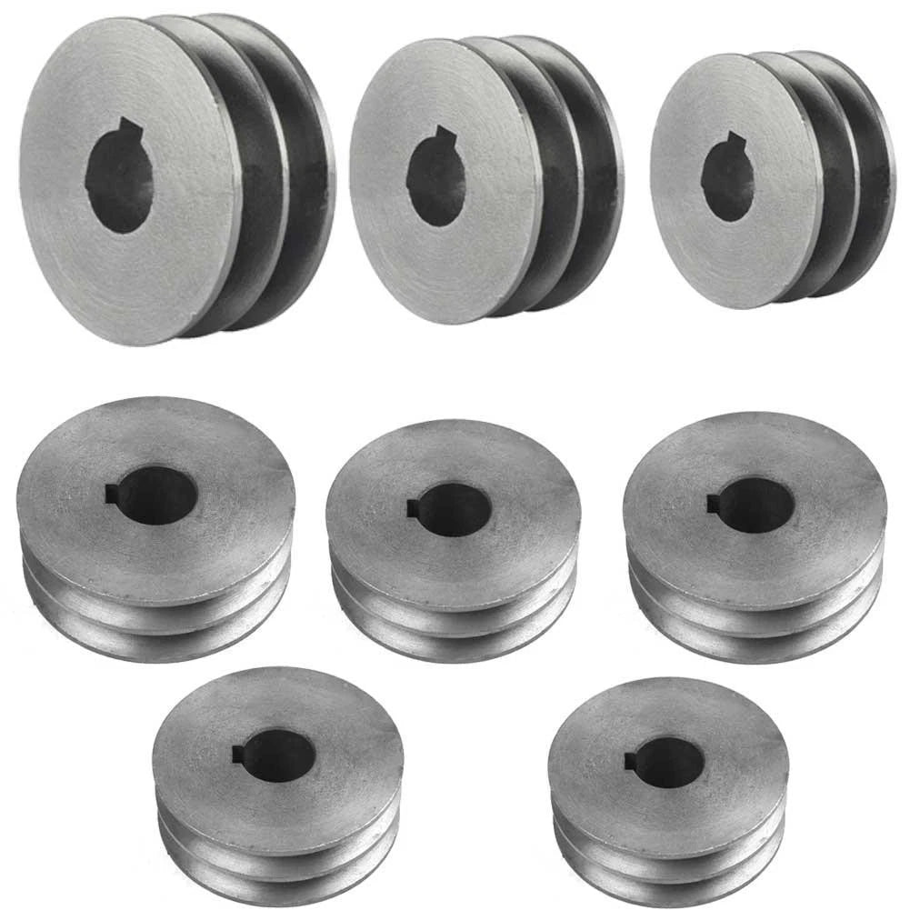 Type V Belt Pulley for Motor Power Tool (Cast Iron, Double Grooves)