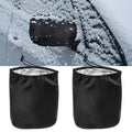 2X Car Side Mirror Covers for Winter Protection (Universal Fit)