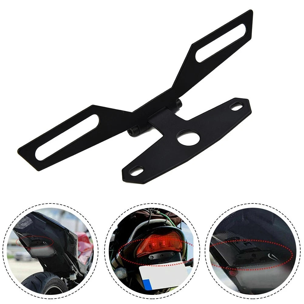 Folding License Plate Holder for