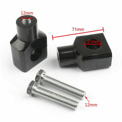 7/8" CNC Aluminum Handlebar Riser for Motorcycle Scooter (Universal)