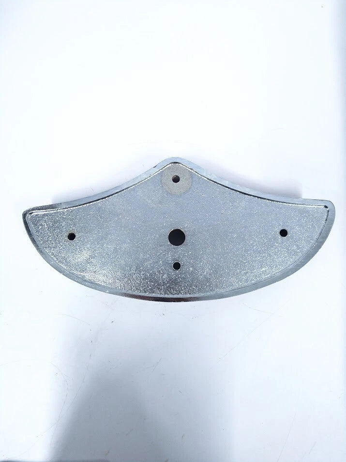 Chrome Bronze Bow Cleat Chock for Bertram 38 (No Screws)