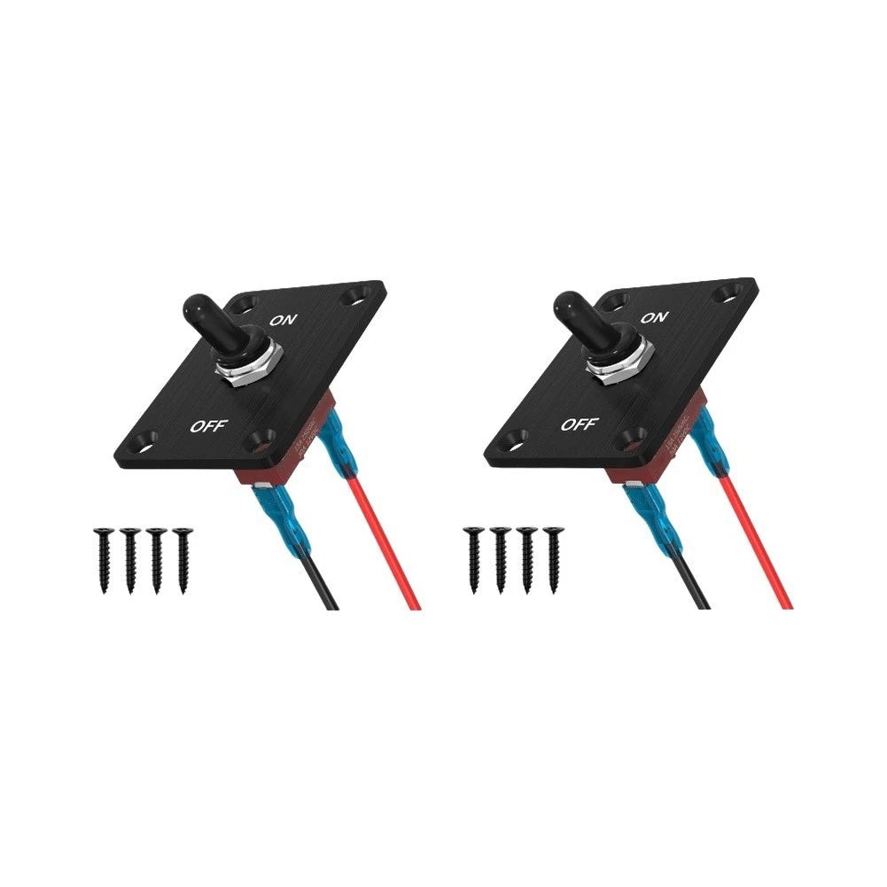 12V 30A SPST Toggle Switch Mounting Kit for Boat RV Auto