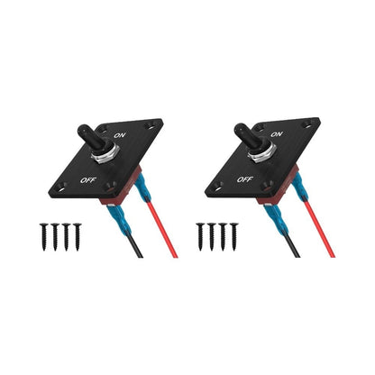12V 30A SPST Toggle Switch Mounting Kit for Boat RV Auto