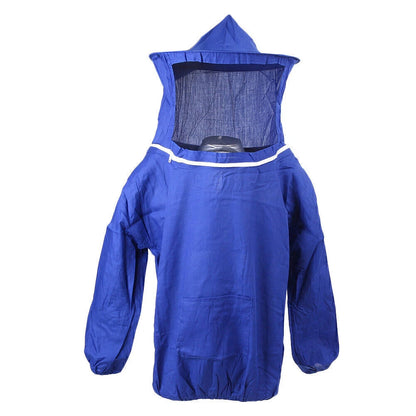 Bee Keeping Suit Beekeeping Jacket Veil Hat Smock Protective Equipment Blue UK