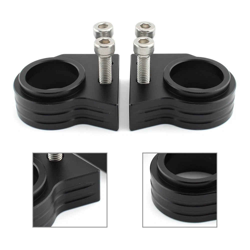 2X Handlebar Riser Bar Lift Clamp Adapter for Kawasaki ZZ-R600 (1990–2007)