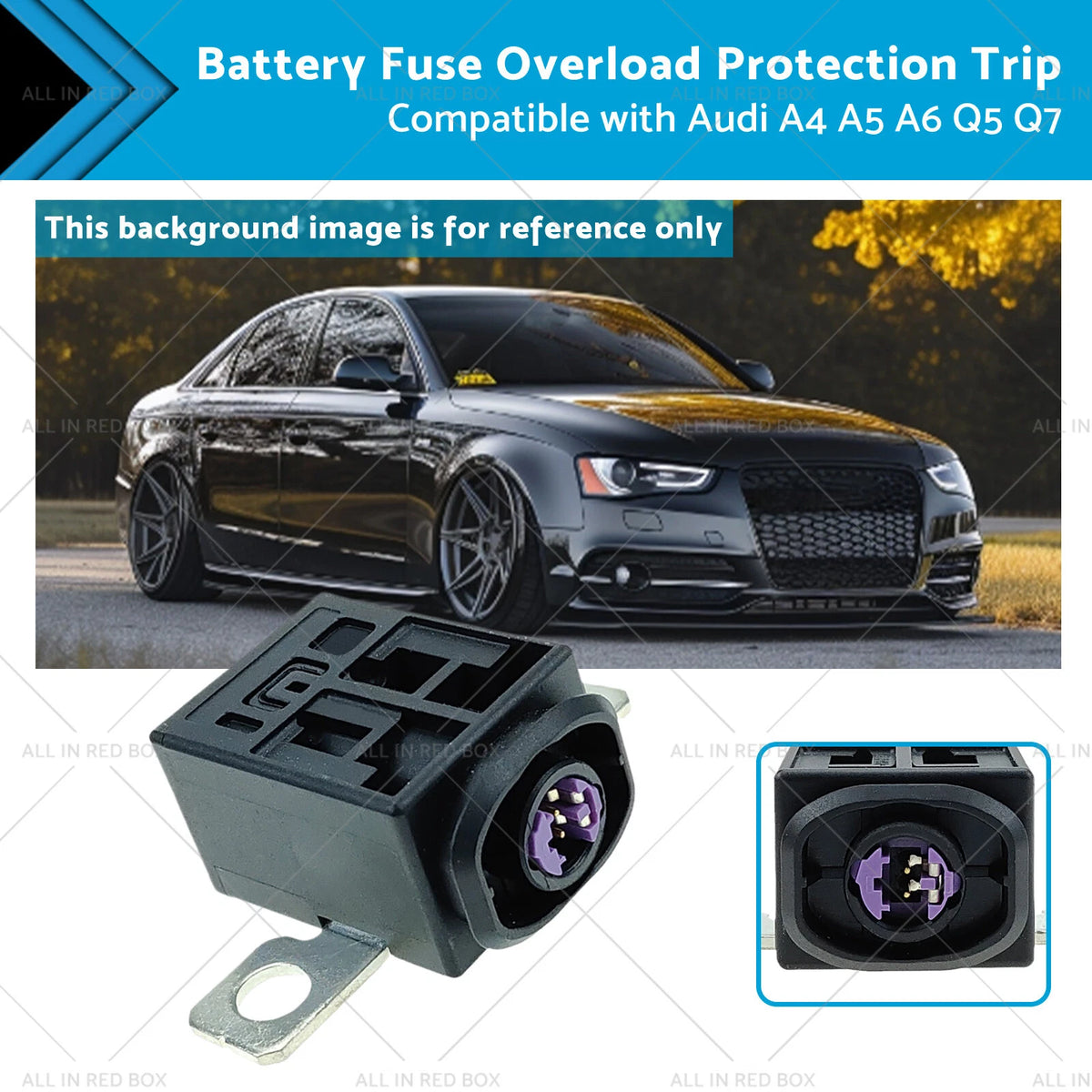 Battery Cut Off Fuse for Audi A4 A5 A6 A8 Q5 (Overload Protection)