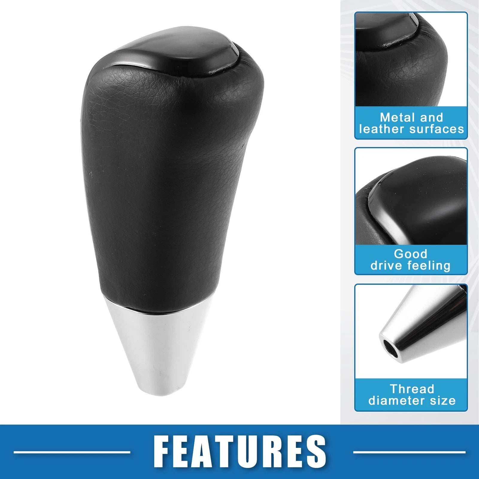 Gear Shift Knob Replacement for Toyota Land Cruiser (2016–2021) Black
