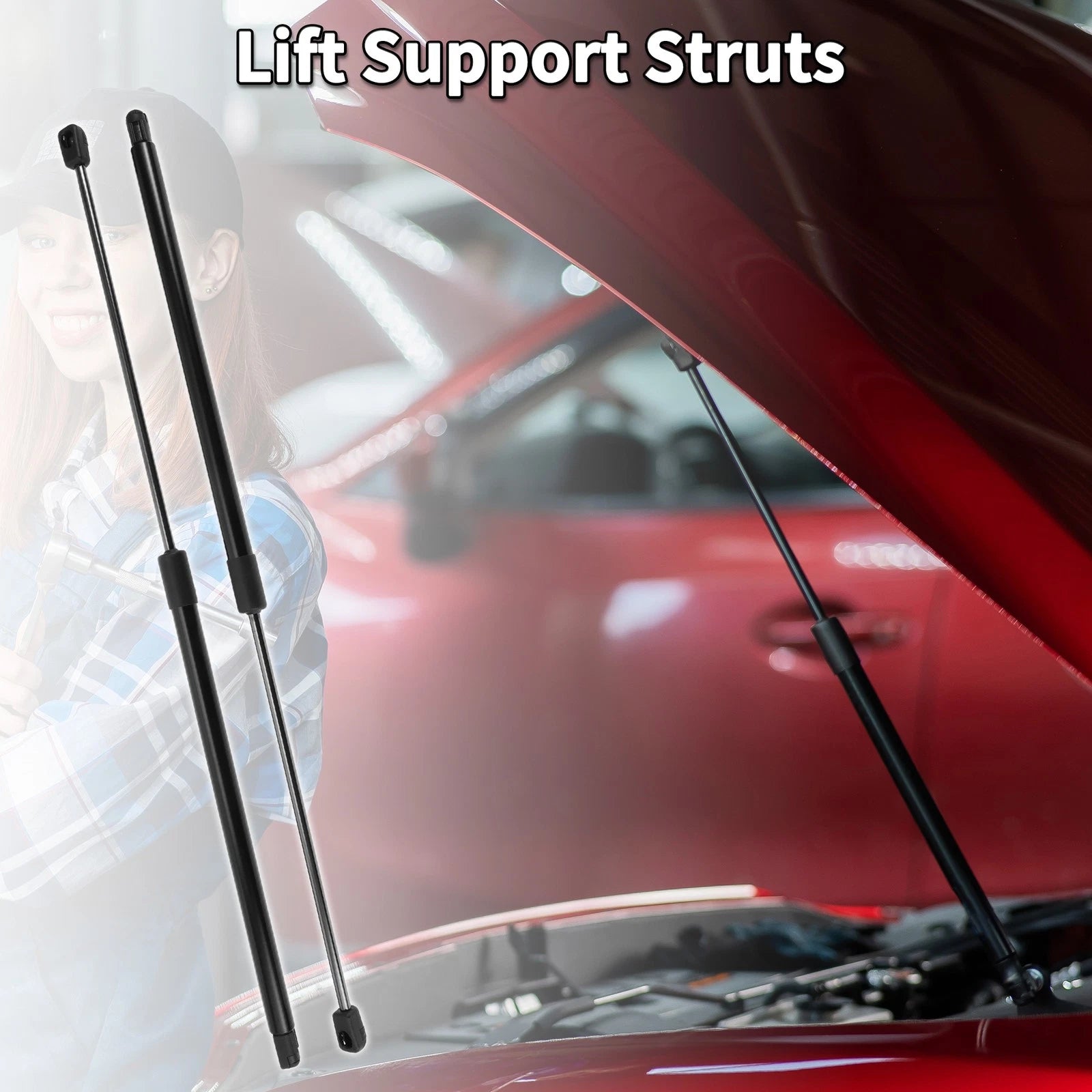Front Hood Lift Supports Struts for Chevrolet HHR (2006–2011)