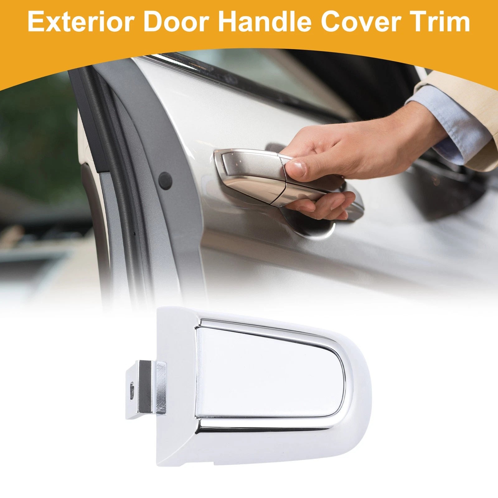 Exterior Door Handle Cover Trim Replacement for Chevrolet Malibu 2016-2018