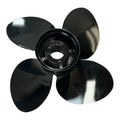 4-Blade Aluminum Black Propeller for Mercury 11P (Missing Hub Kit)