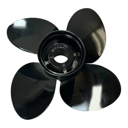 4-Blade Aluminum Black Propeller for Mercury 11P (Missing Hub Kit)