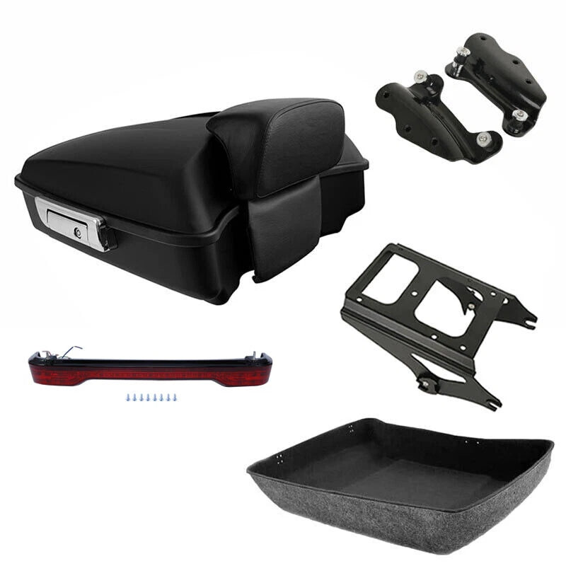 Trunk Pad Mount Rack Docking Light for Harley Touring (2009–2013)