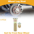 Wheel Lug Stud M12x1.5 Replacement for Hyundai Carnival 2006 (5 Pcs)