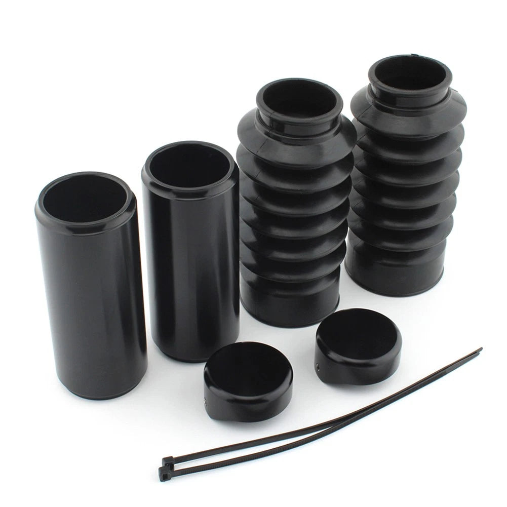 Front Fork Cover Tube Cap Kit Protector For Harley Breakout FXBR FXBRS 2018-2024