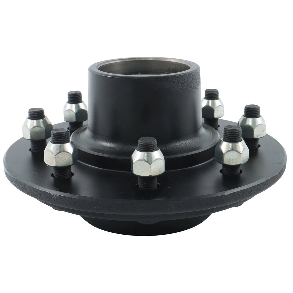 Spindle Hub Kit for Trailer 8 On 6.5' (1/2" Studs, Pre-Assembled, Pre-Lubricated)