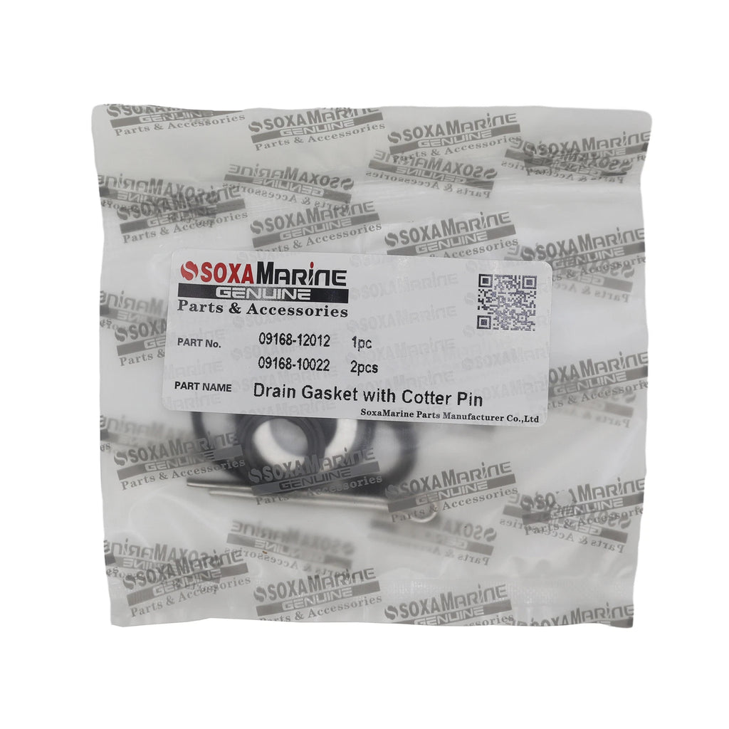 Outboard Oil & Gear Drain Plug Gasket for Suzuki (09168-10022, 09168-12017)