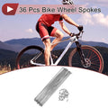 Bicycle Wheel Spokes 271mm 45 Steel Galvanized Set for 12G Wheels (36)