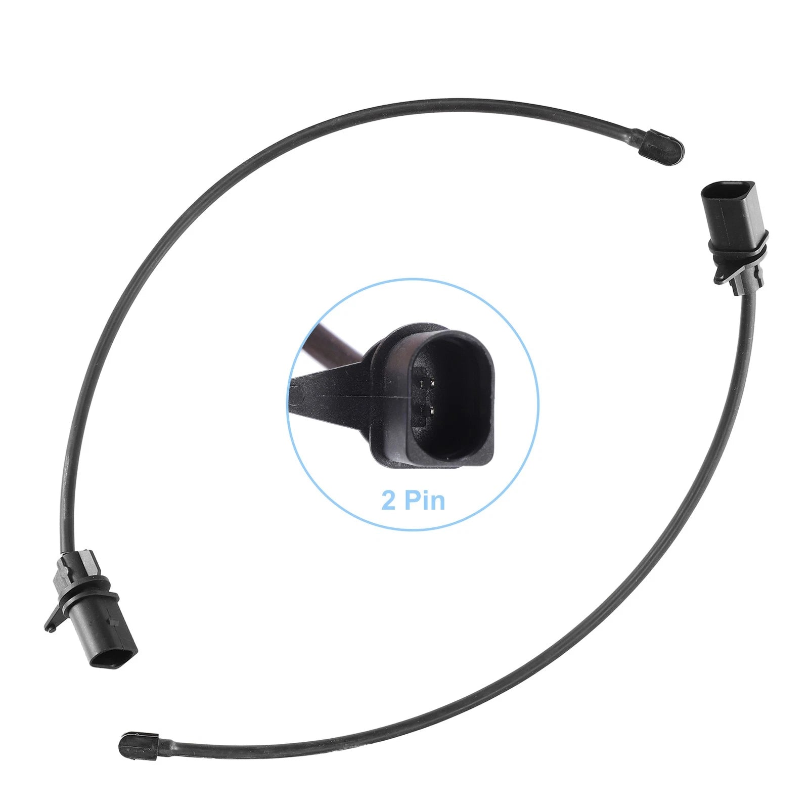 2X Front Brake Pad Sensor for Audi A4 A5 A6 A8 (Plastic Rubber)