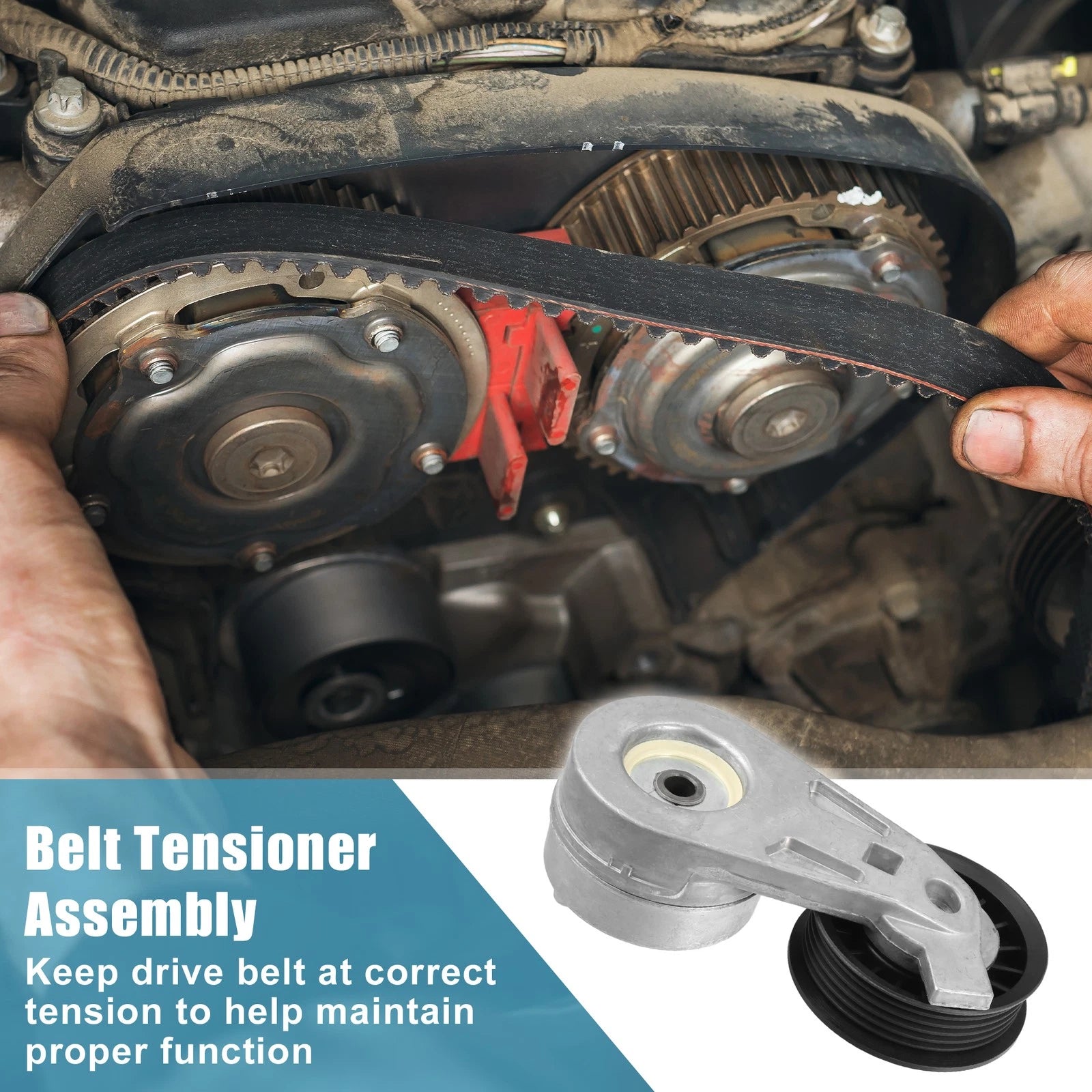 Belt Tensioner Pulley Assembly for Chevrolet Impala 3.5L (2000–2005)