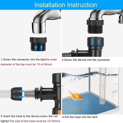 Aquarium Water Changer Tool for Fish Tank (150g, 3-Meter Pipe)