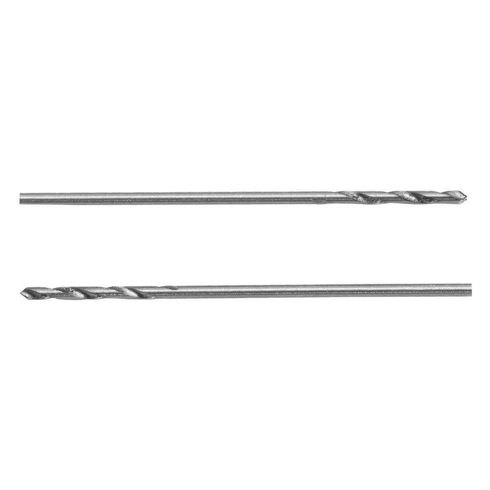 End Mill Drill Bit Set for HSS Drilling (Silver, Straight Shank)