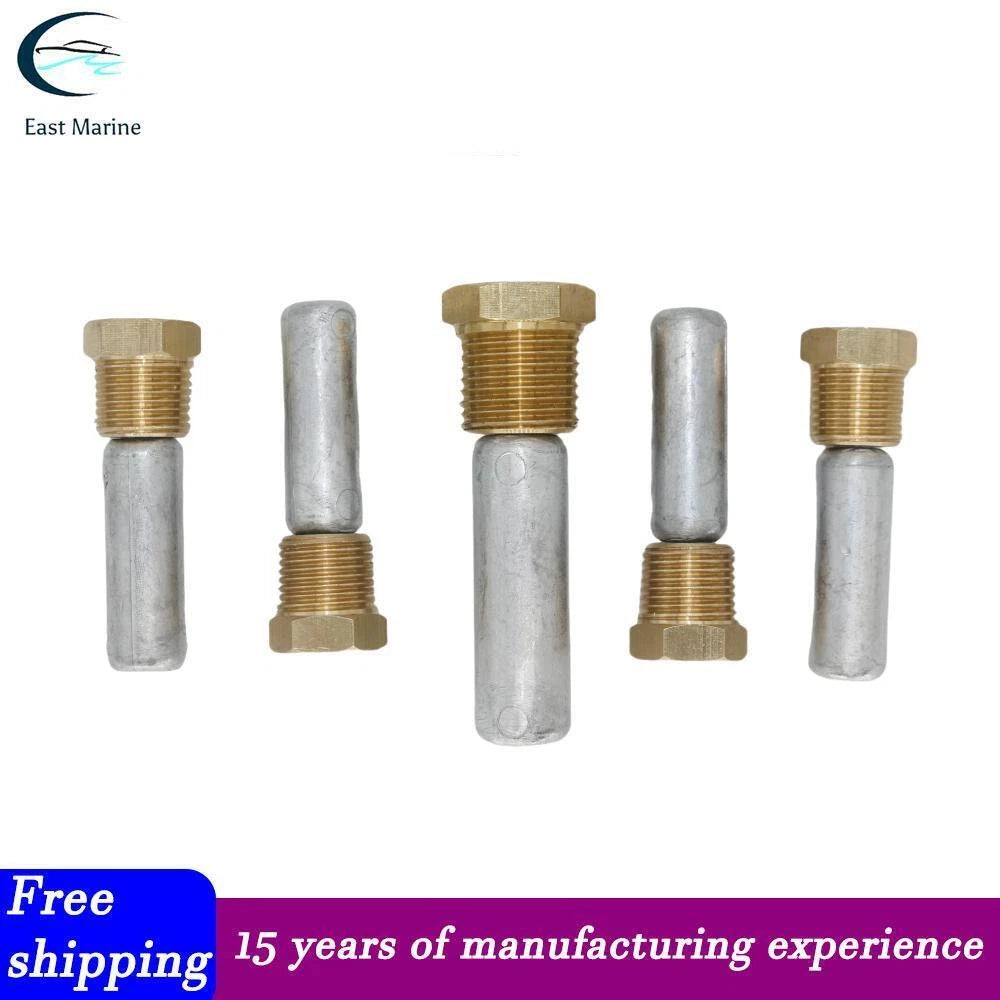 Yanmar Pencil Anode Kit for 4LHA 6LP 6LY (Replaces 119773-92600)