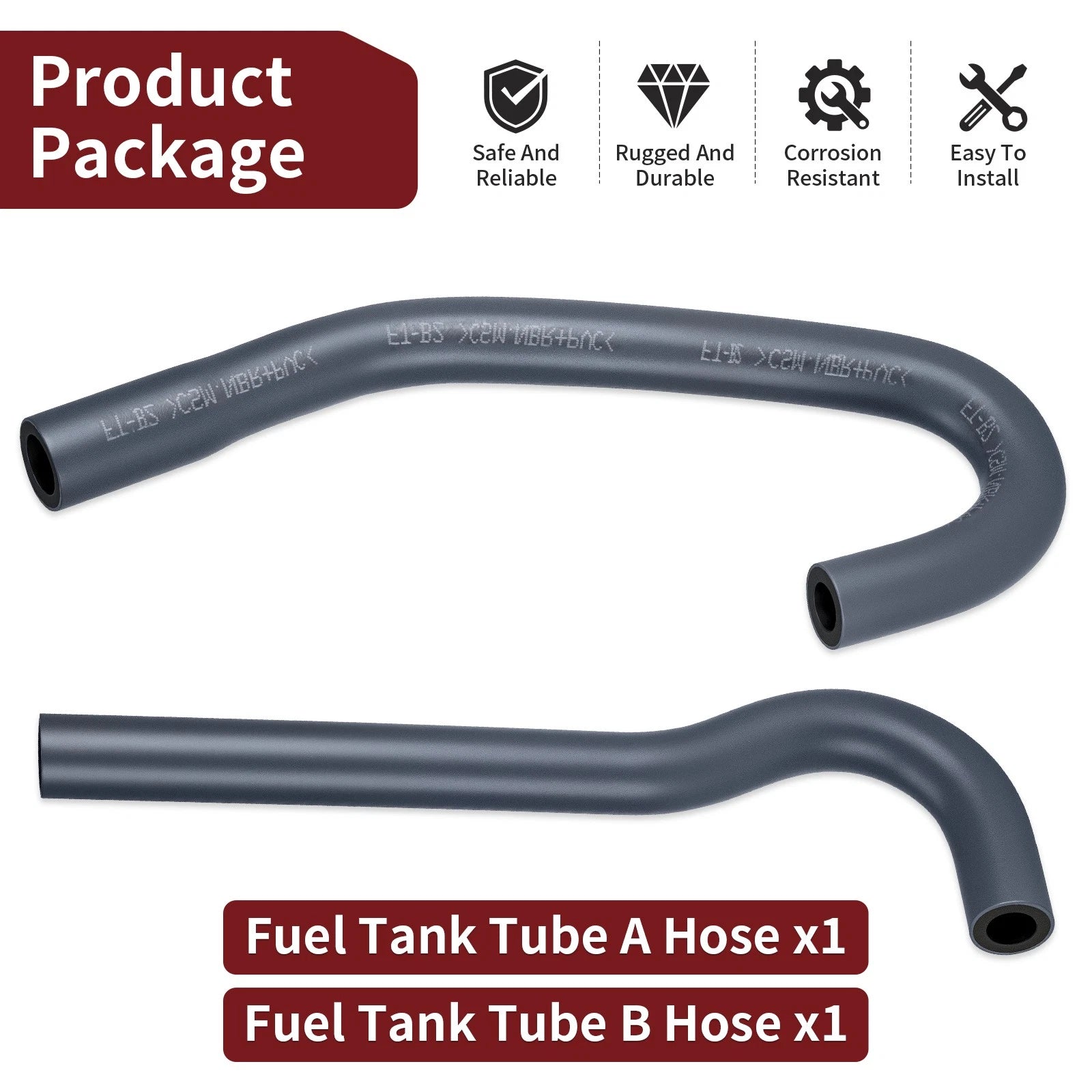 Fuel Tank Tube A + B Hose for Honda Shadow VLX 600 VT600C VT600CD (1999–2003)