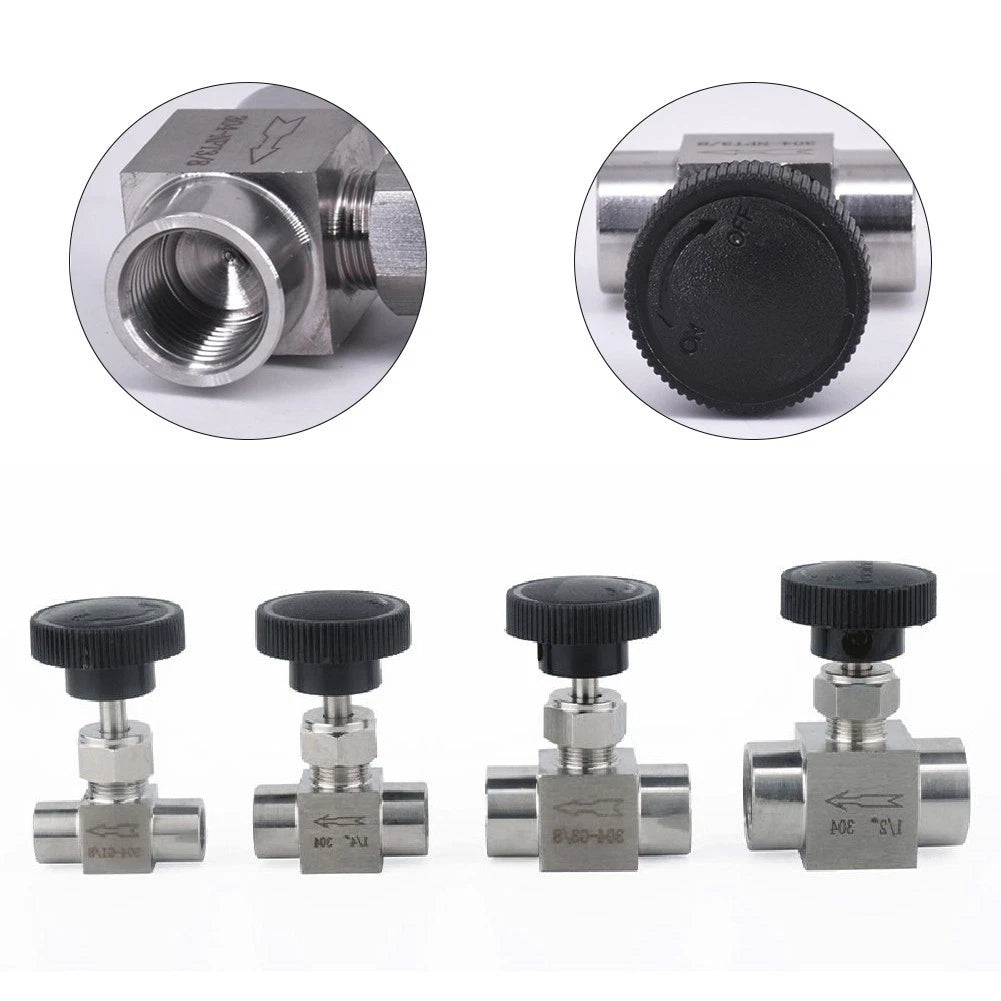 304 Stainless Steel Needle Valve for Automotive Applications