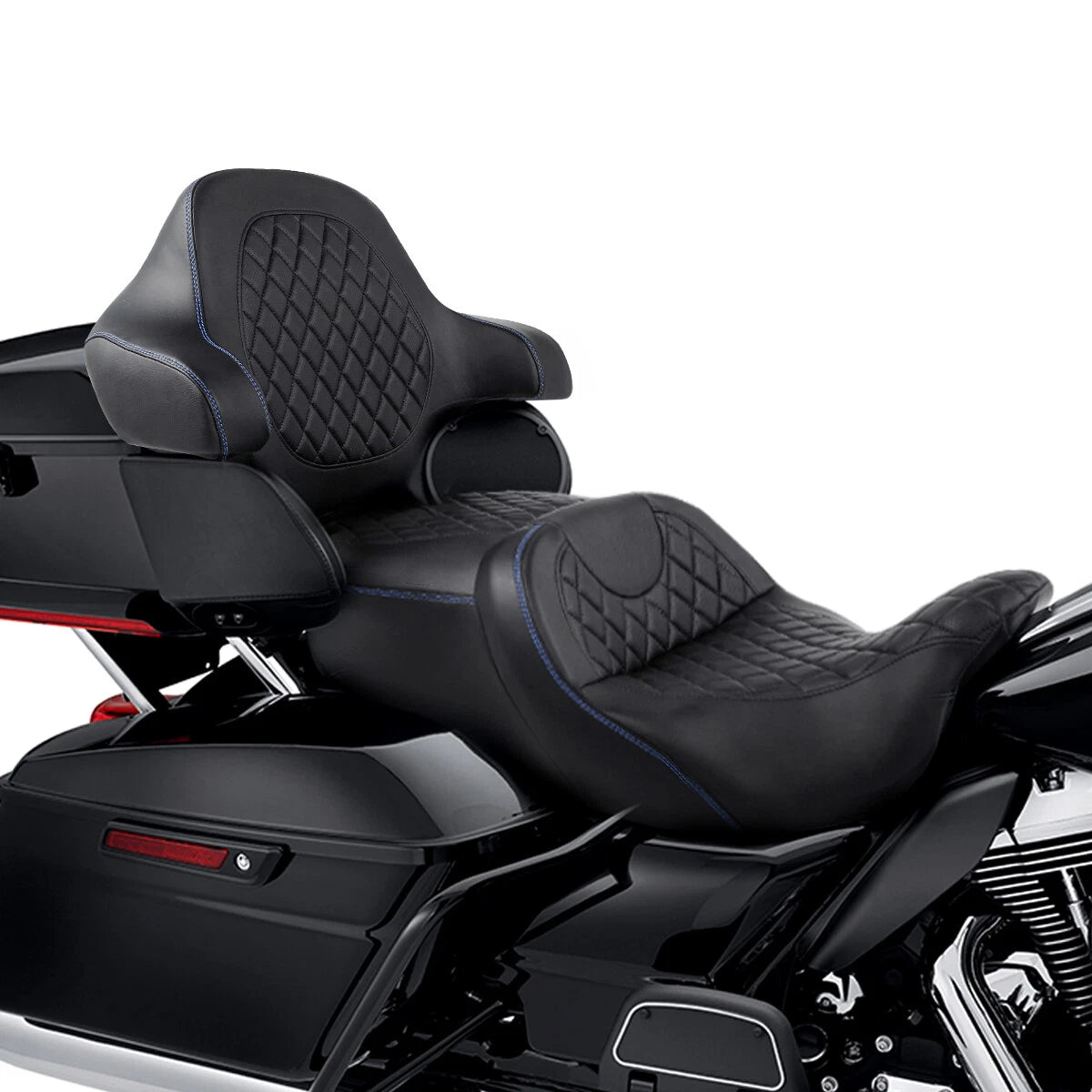 Seat Backrest Pad for Harley Touring Road Glide (2014–2023)
