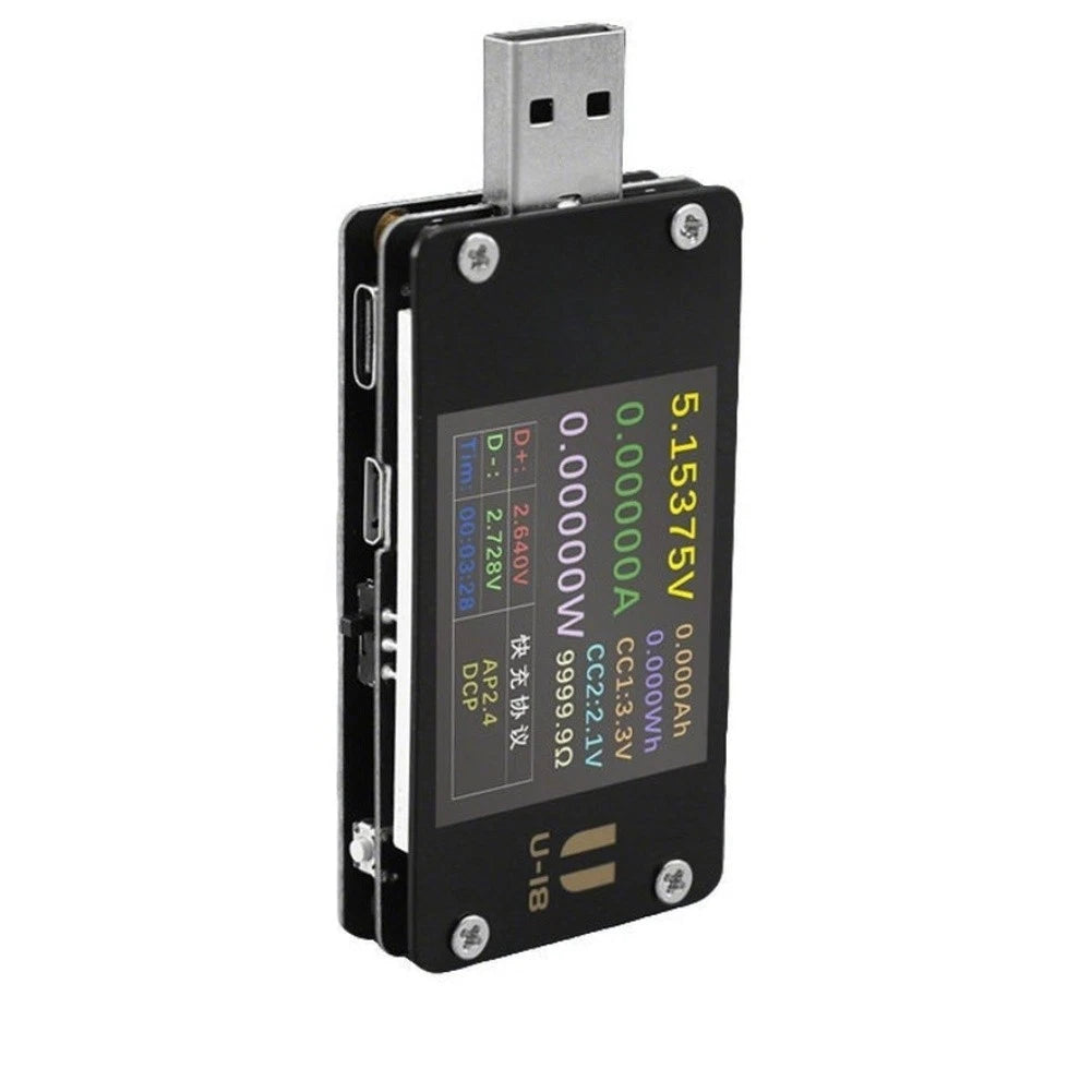 Digital USB Tester for Voltage Current Power (1.77 inch TFT Display)