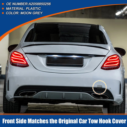 Rear Tow Hook Cover Replacement for Mercedes-Benz W205 (2015–2021)