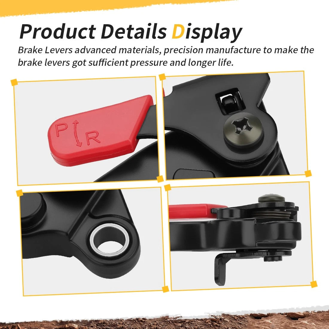 Rear Brake Lever Parking Lock Assembly for Honda Rancher TRX420 (2015–2024)
