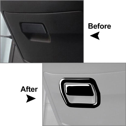 Piano Black Driver Storage Box Panel Cover Trim For Audi A4 B9 S4 RS4 A5