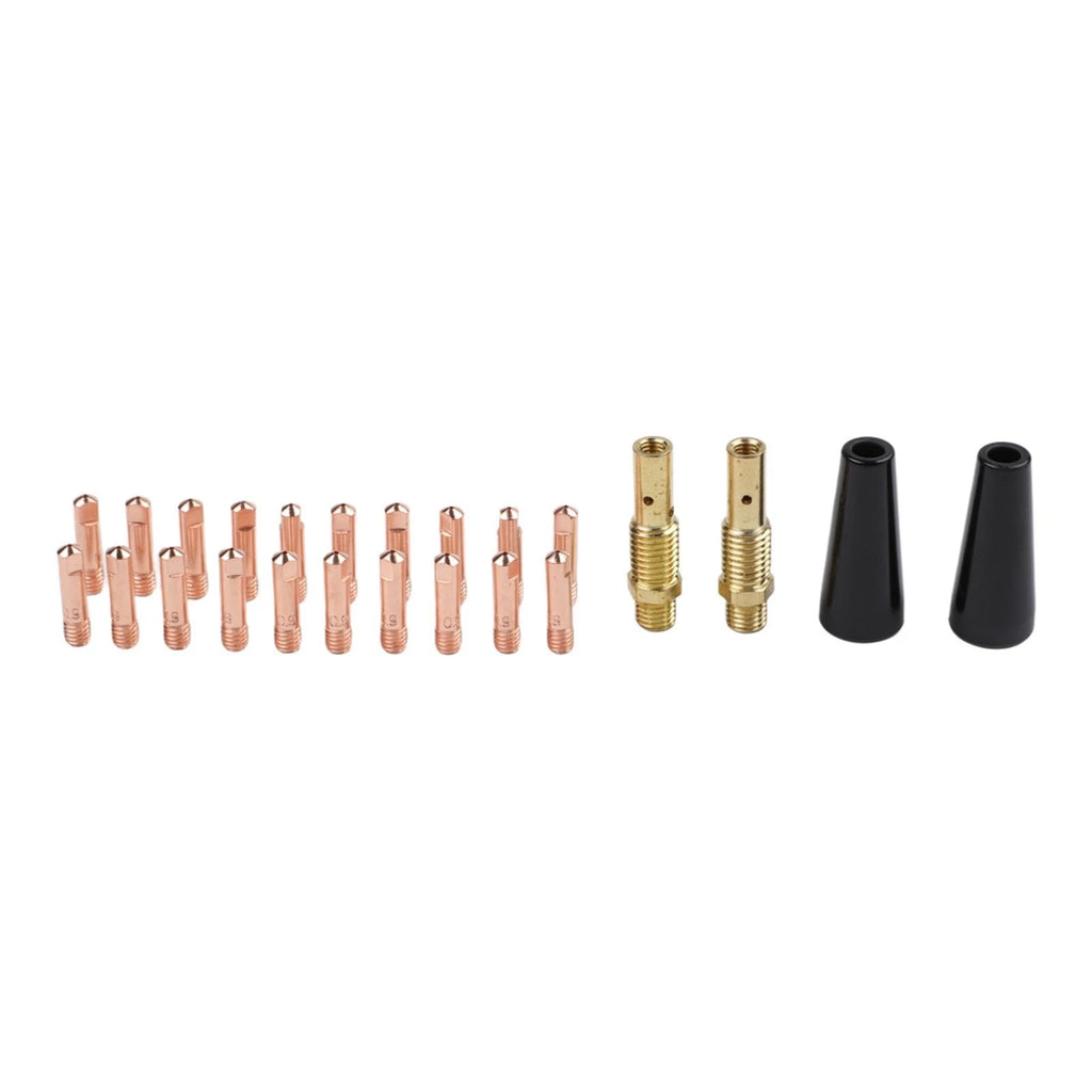 24PCS Gasless Welding Nozzle Replacement Kit for MIG Models