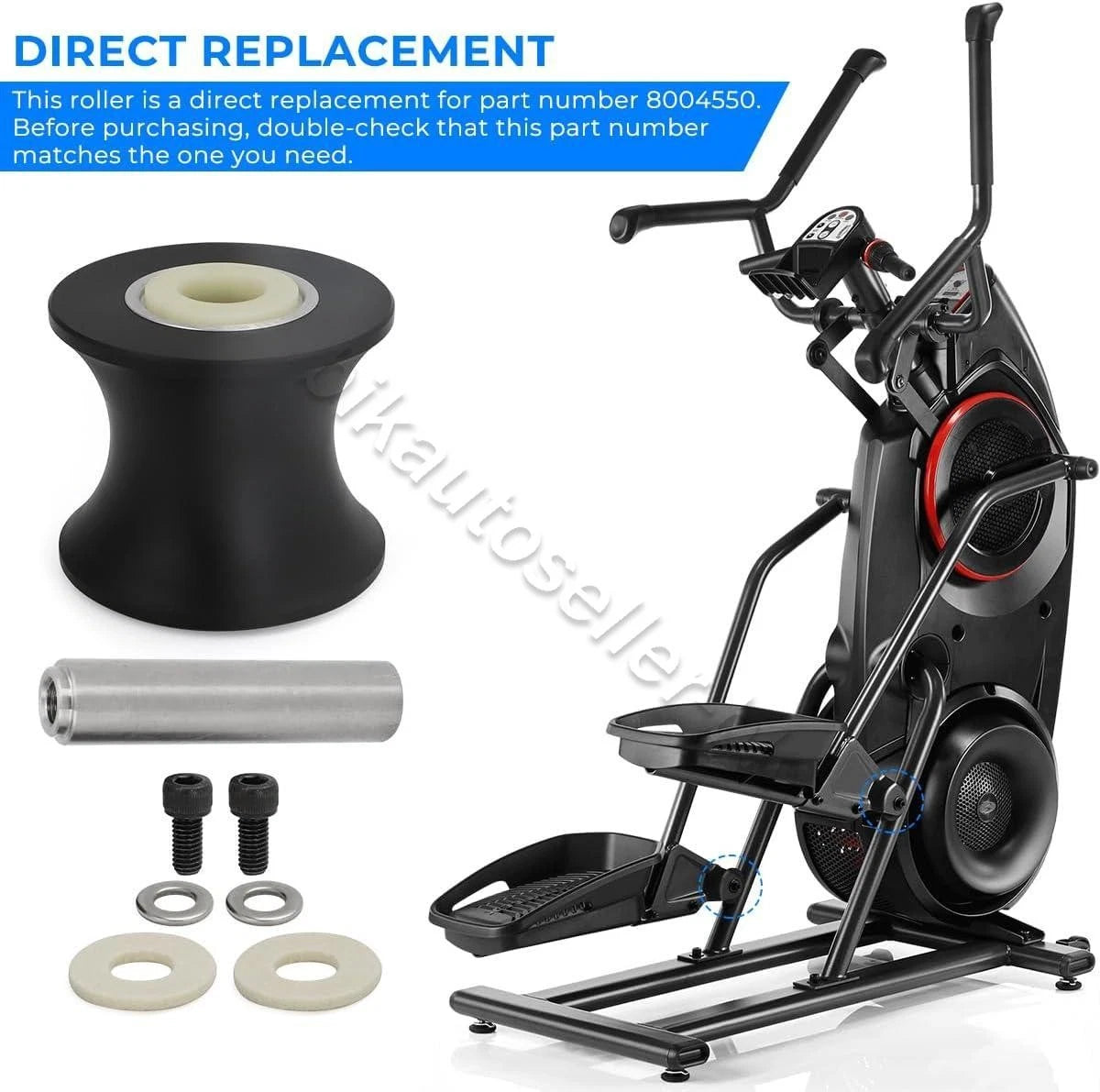 Replacement Arm Roller for Bow Flex Max Trainer M3 M5 M6 M7 M8 (#8004550)