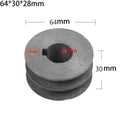 Type V Belt Pulley for Motor Power Tool (Cast Iron, Double Grooves)