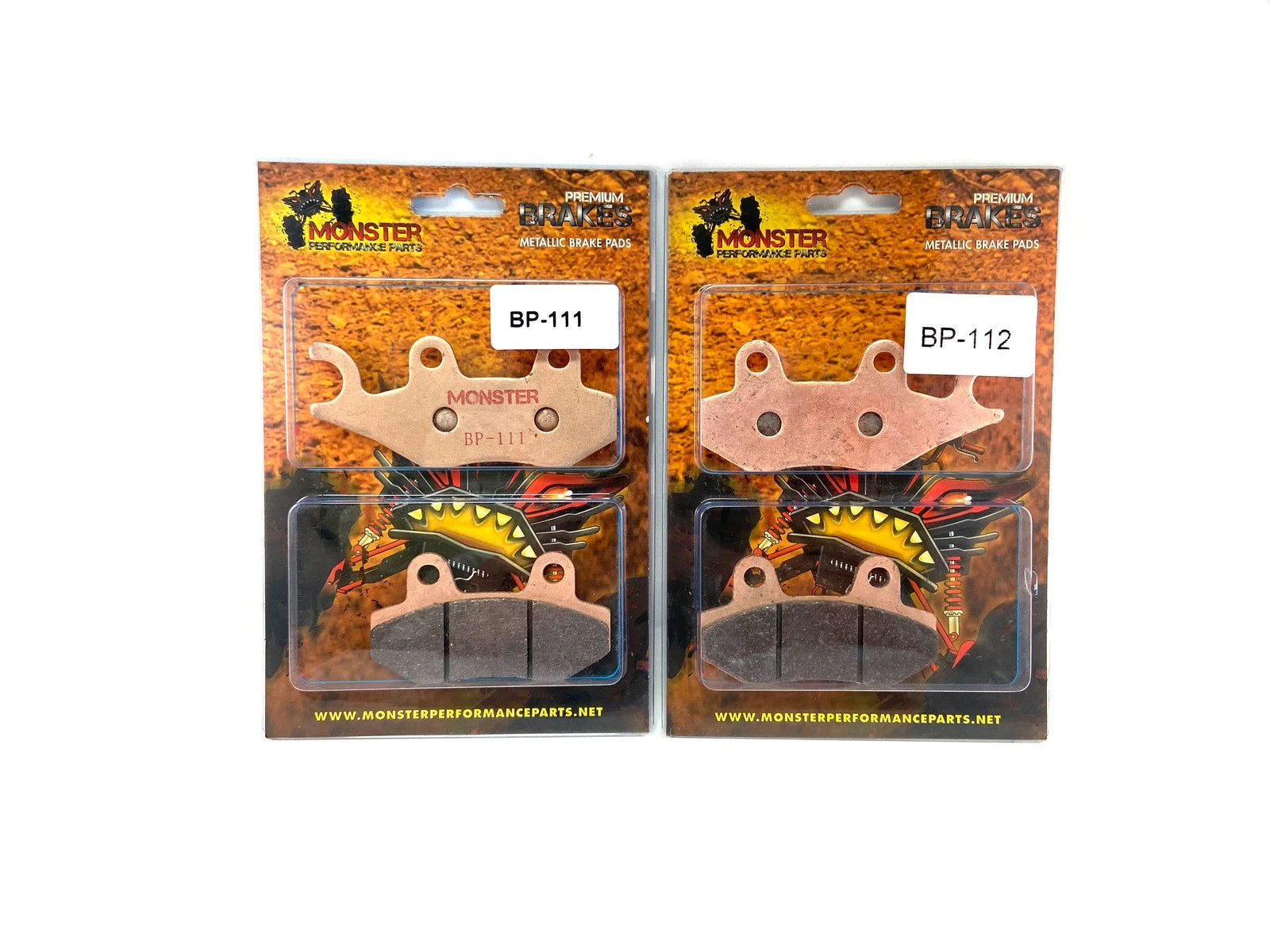 Brake Pad Set for Suzuki Quadrunner Quadmaster 450 (2000–2002)