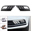 2X ABS Front LED Daytime Running Lights DRL for VW Jetta MK7 (2016–2018)
