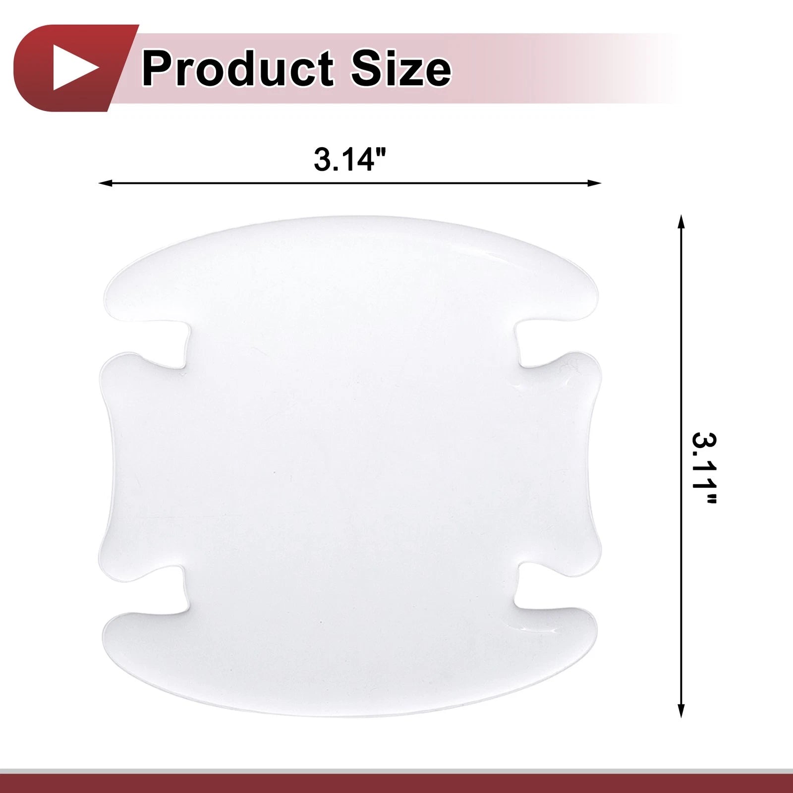 Reflective Car Door Handle Scratch Protector Film for